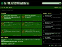 Tablet Screenshot of forums.ff7citadel.com